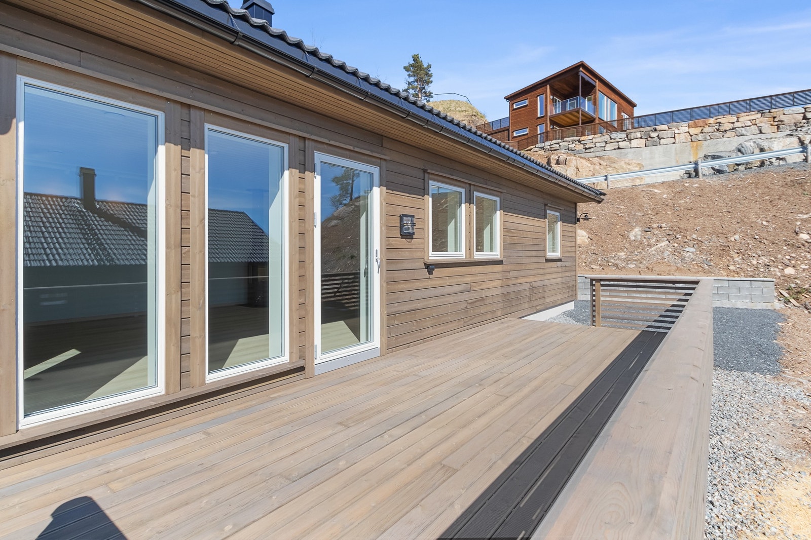 Stor terrasse Galleribilde