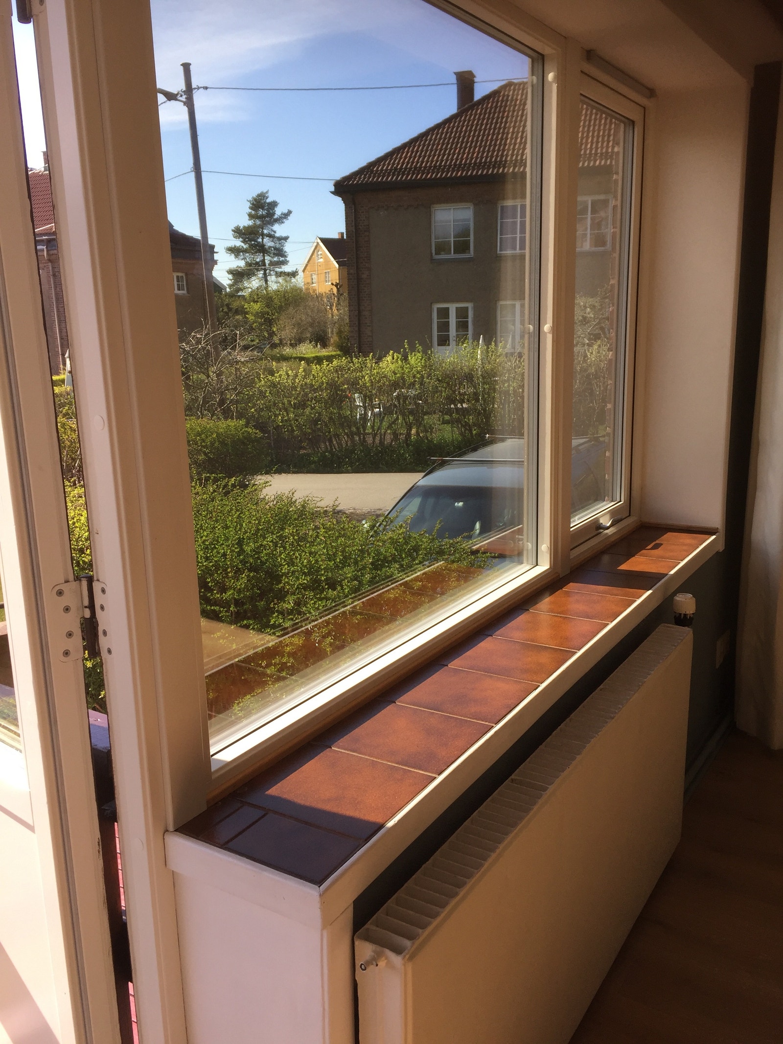 Utsikt fra stuevindu mot nord-vest Galleribilde