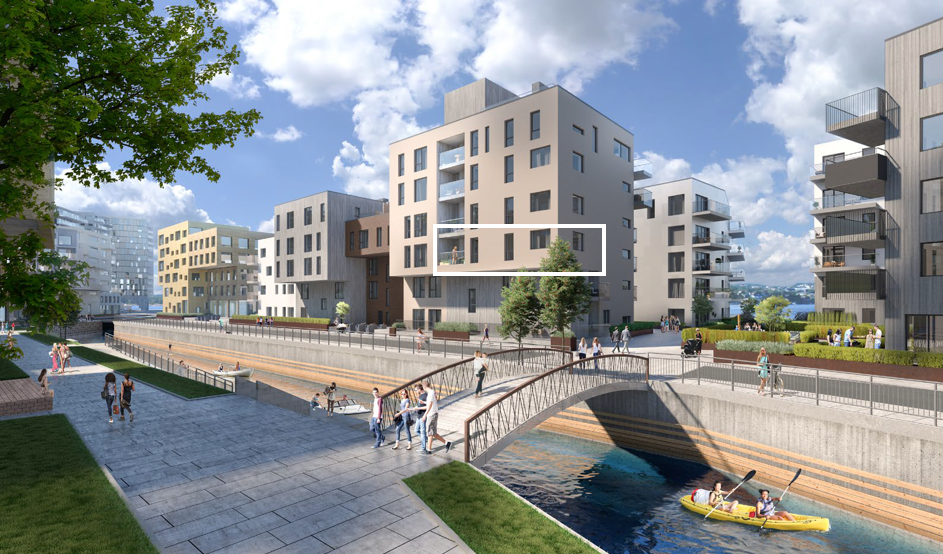 Illustrasjon. Området når alt står ferdig Galleribilde