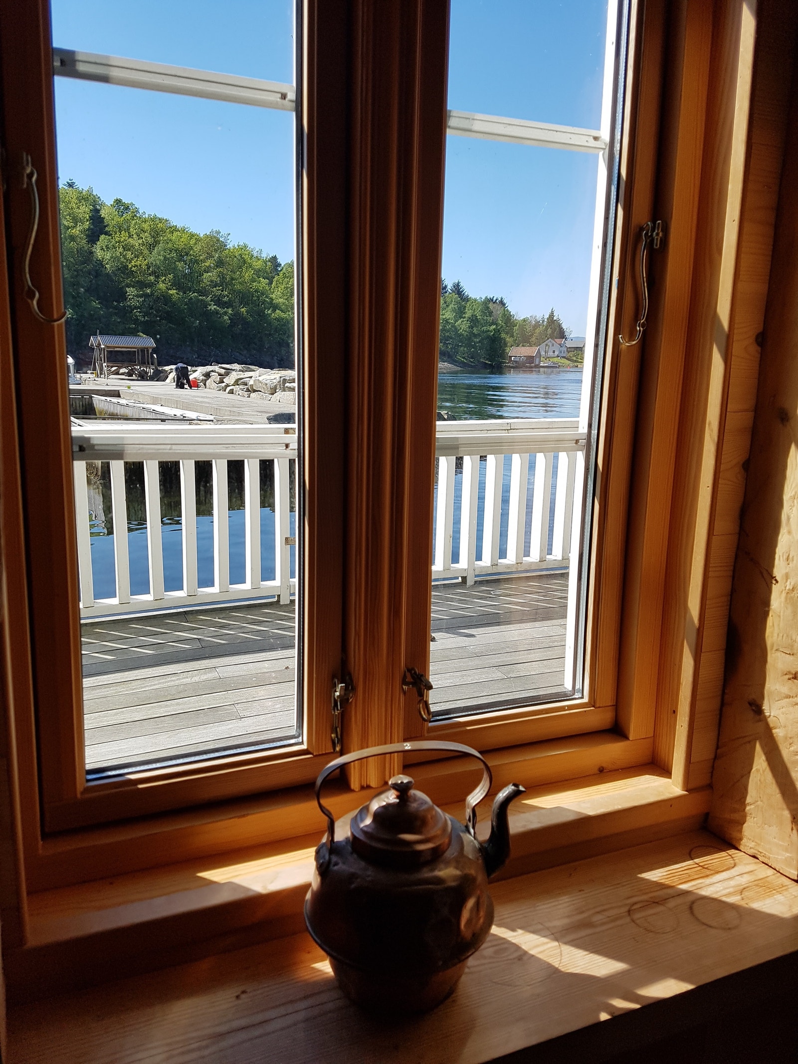 Utsikt fra kjøkkenvindu Galleribilde