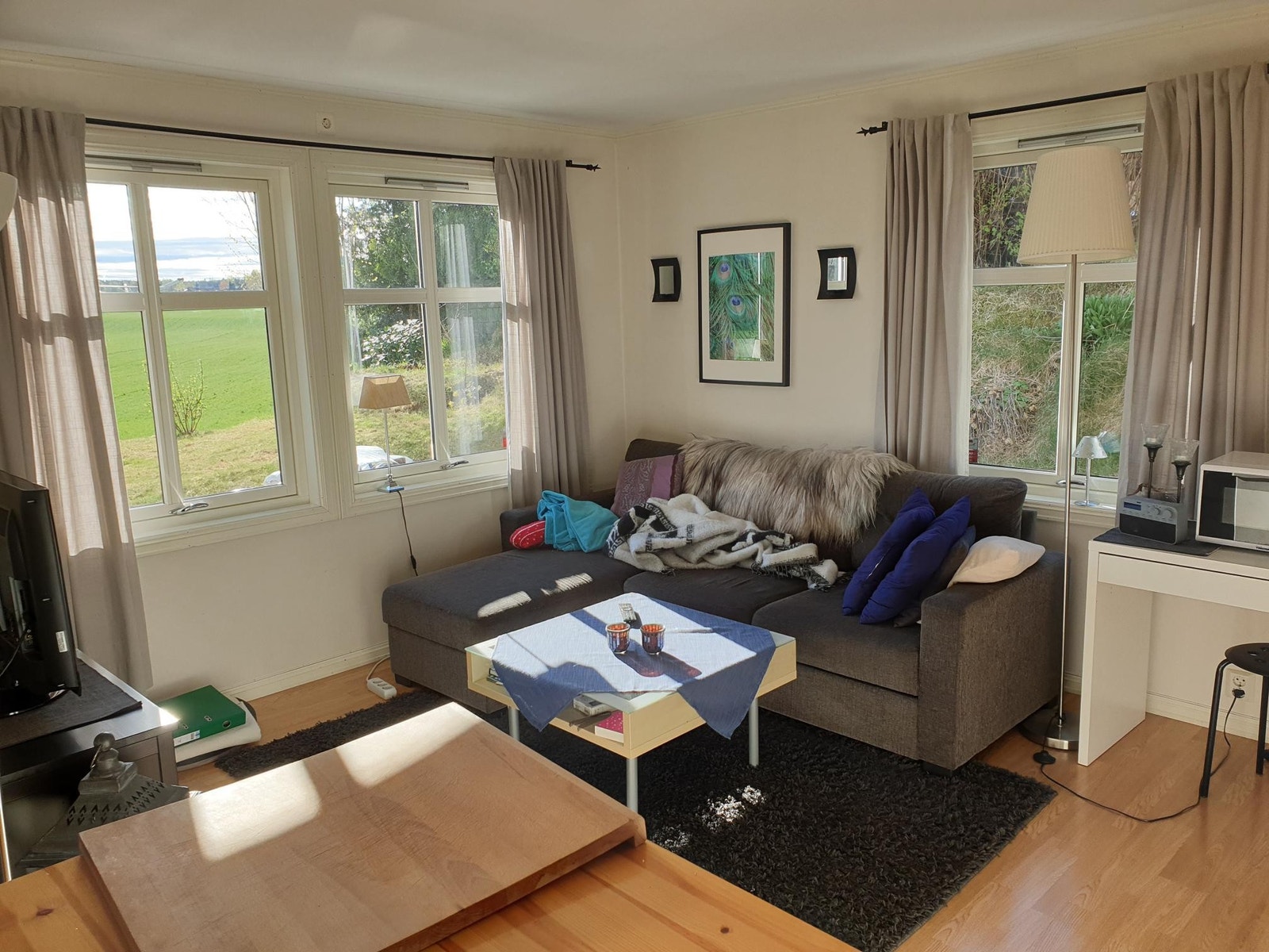 Lys og trivelig stue Galleribilde