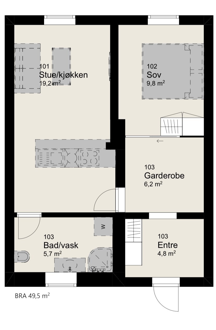 Planløsning Galleribilde