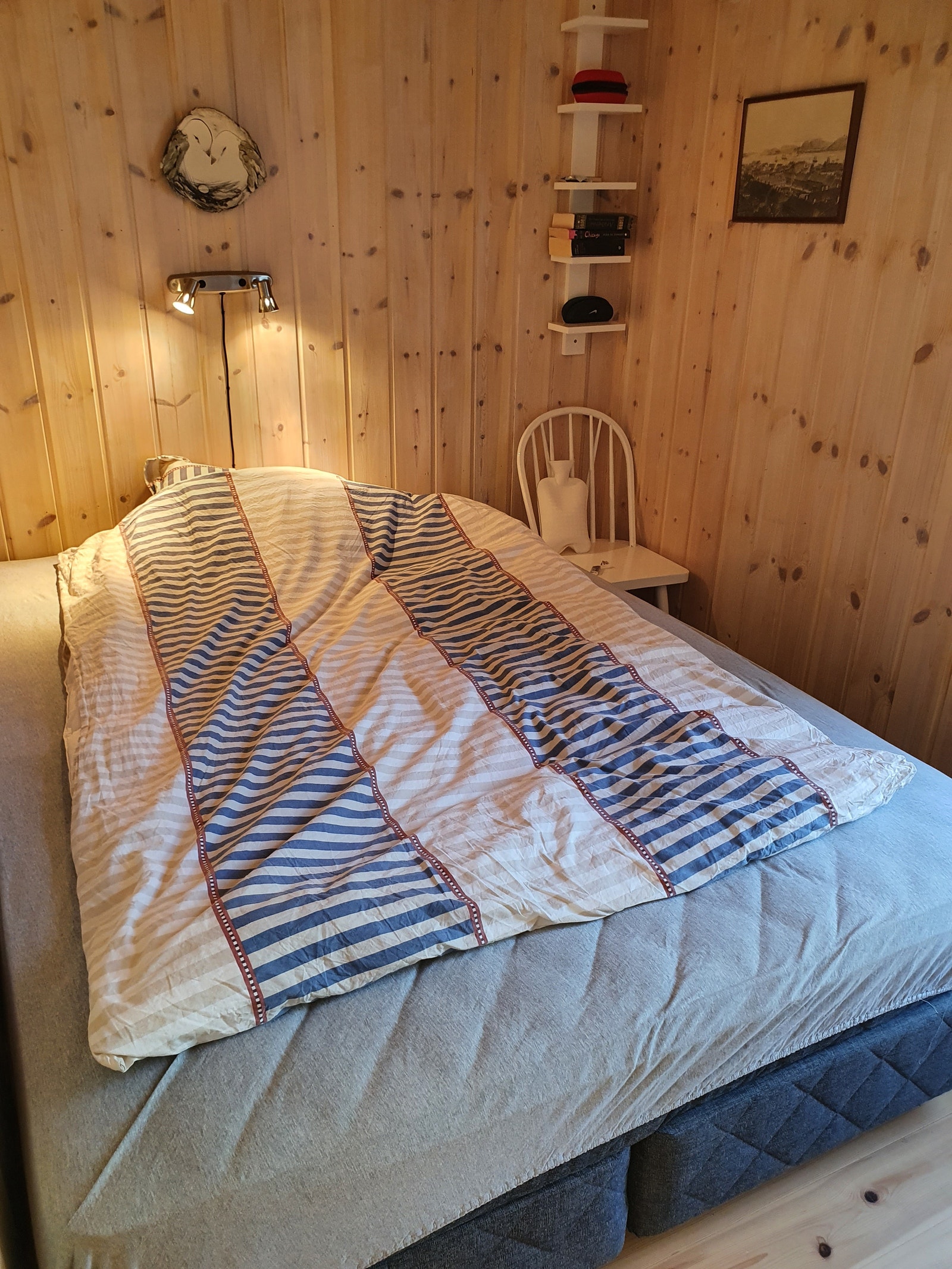 Dobbeltseng i tilbygget Galleribilde