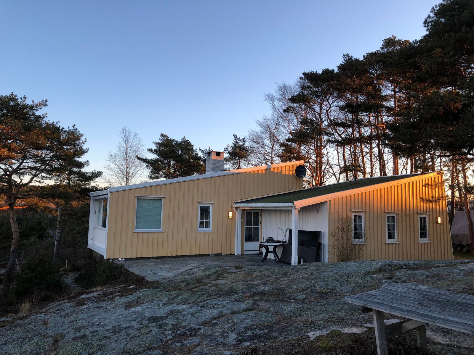 Arkitekttegnet funkishytte Galleribilde