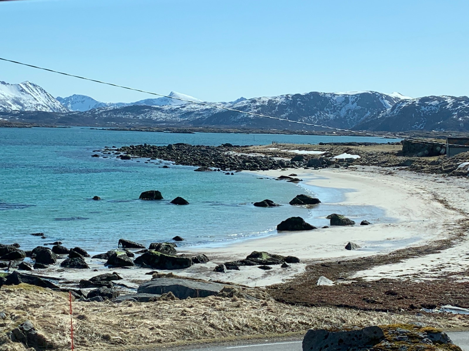 Utsikt fra andre etasje i april Galleribilde