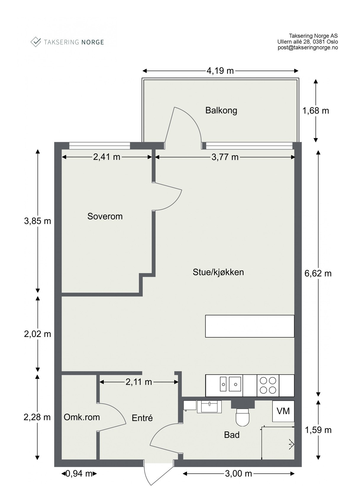 Plantegning Galleribilde
