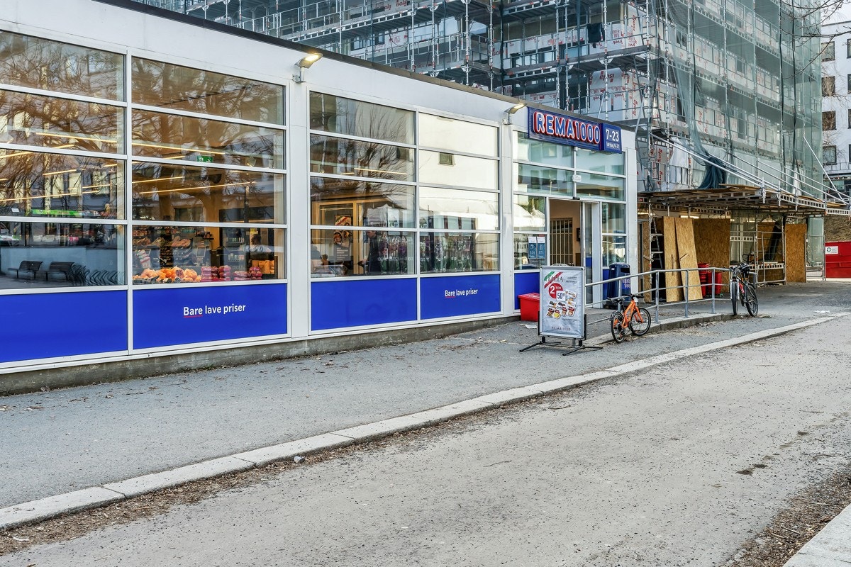 Kort vei til dagligvarehandel Galleribilde