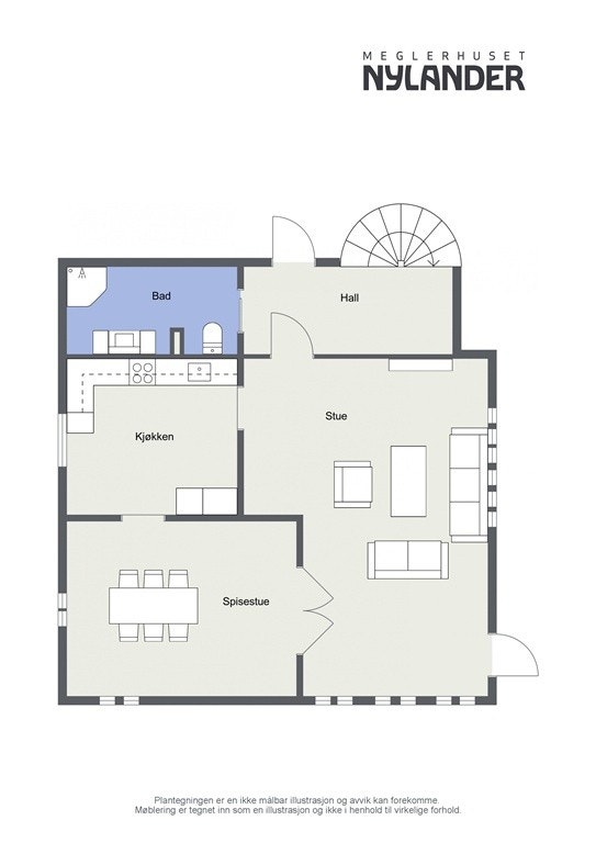 Floorplan letterhead - Fagerheim alle 85 - 1. Etasje - 2D Floor Plan Galleribilde