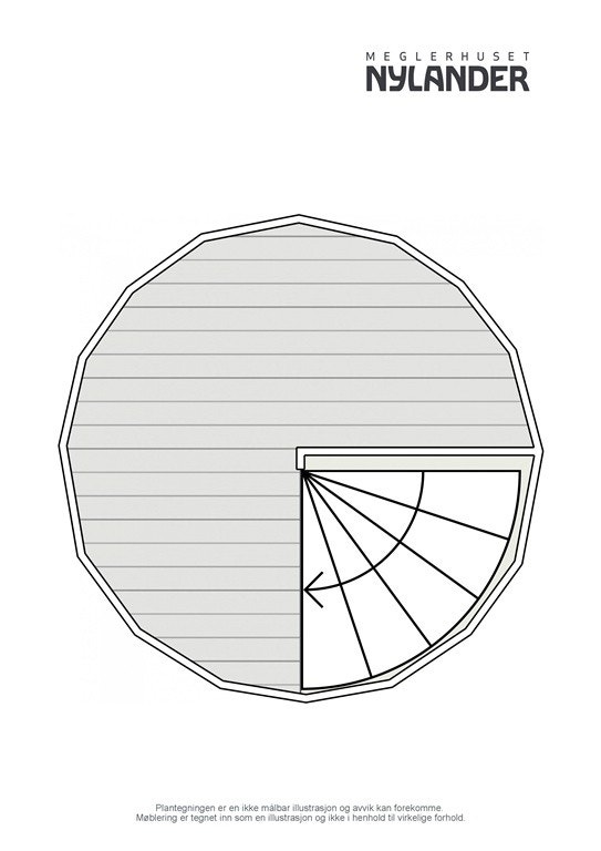 Floorplan letterhead - Fagerheim alle 85 - 3. Etasje - 2D Floor Plan Galleribilde