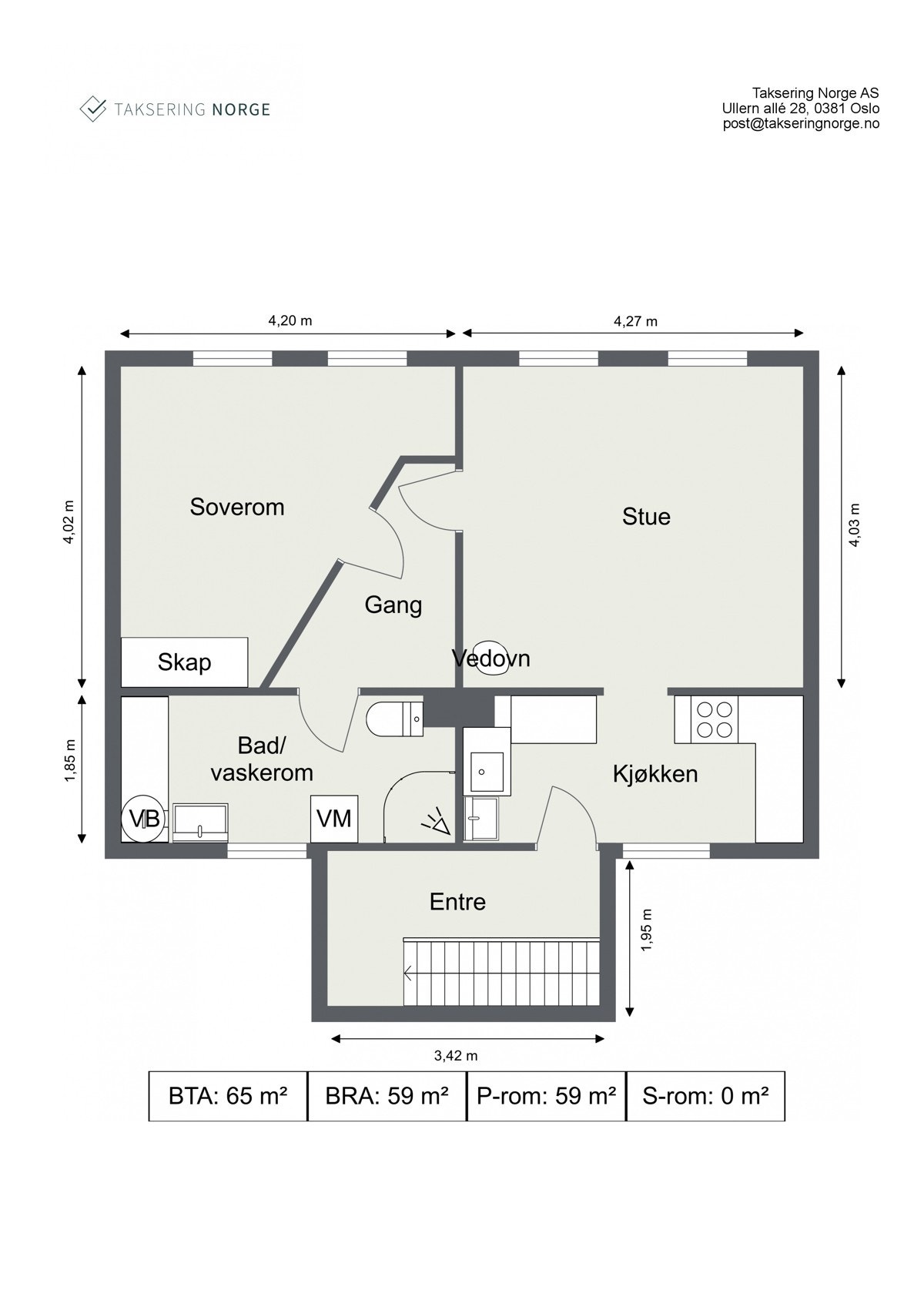 Plantegning andre etasje. Galleribilde
