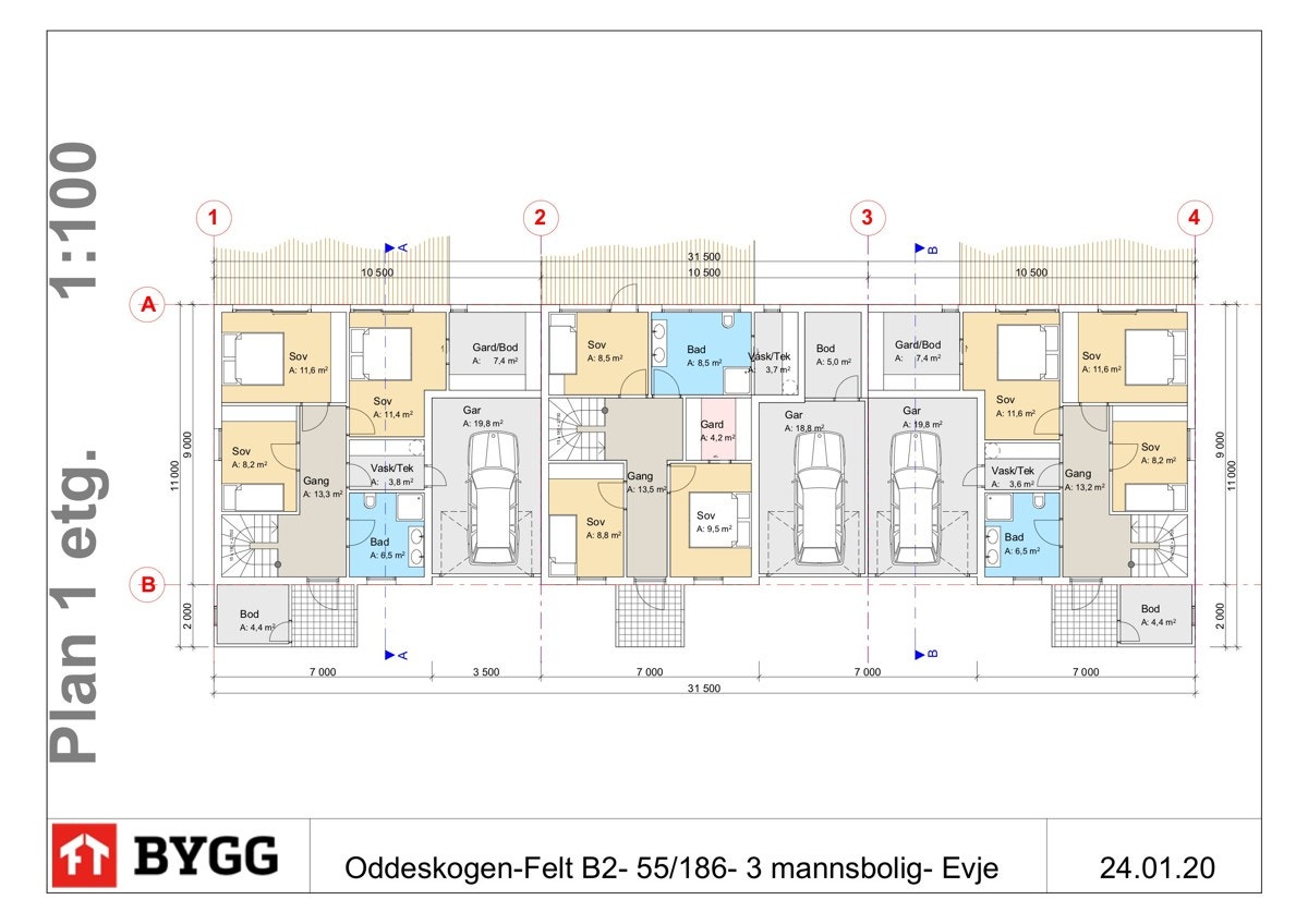 Romfordeling Galleribilde