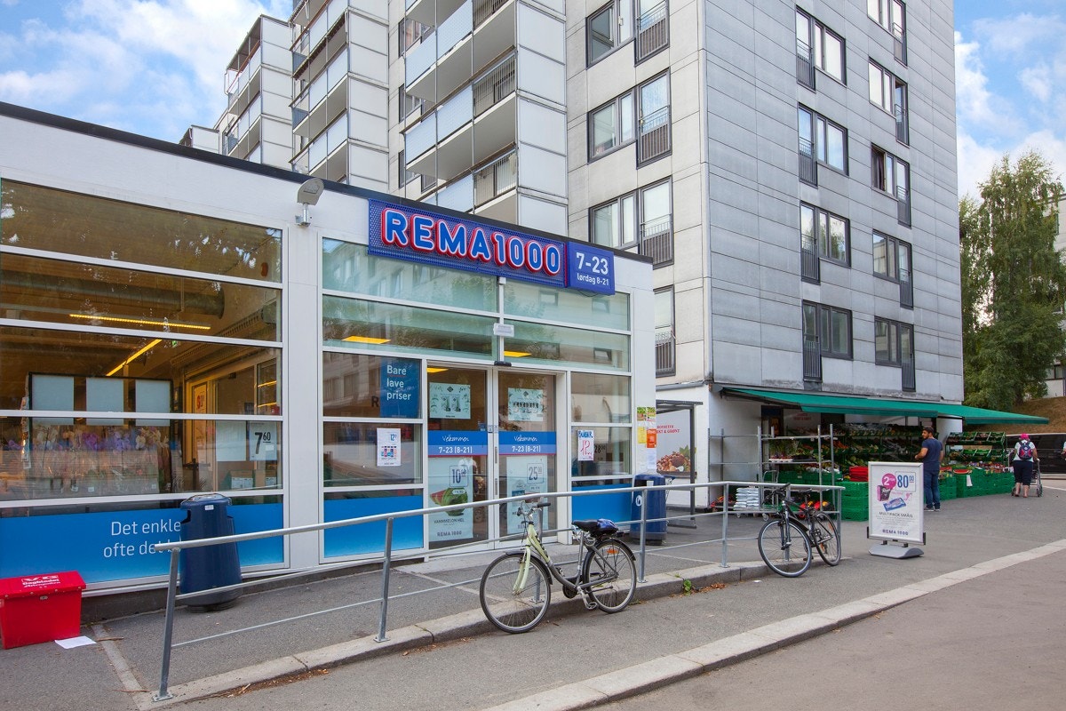 Rema 1000 Hovseter er nærmeste dagligvarehhandel Galleribilde