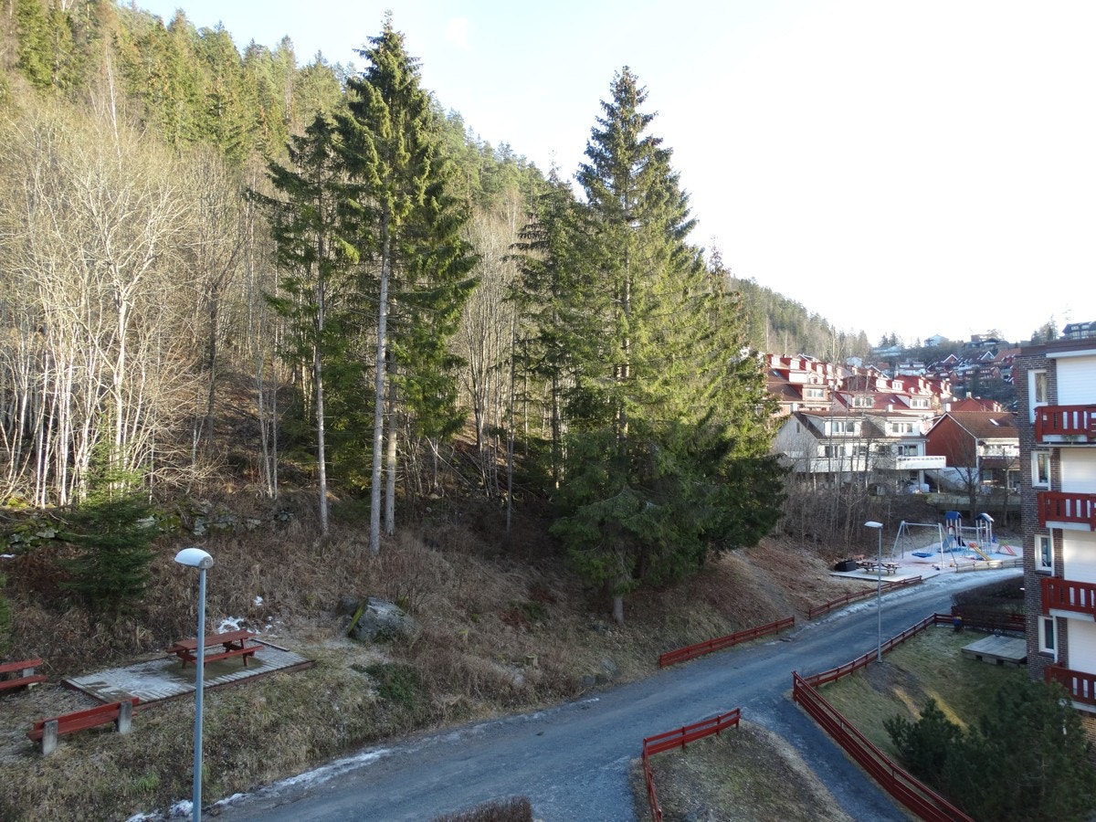 En av lekeplassene på sameiet. Galleribilde