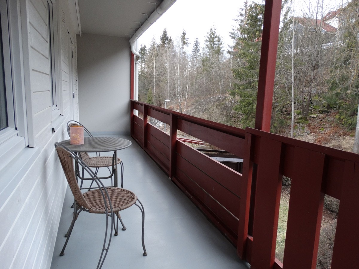 Balkongen på kjøkkensiden. Galleribilde