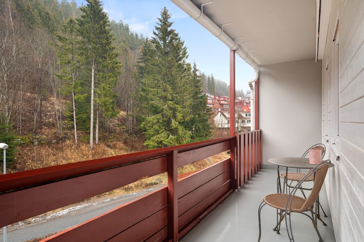 Balkongen på kjøkkensiden Galleribilde