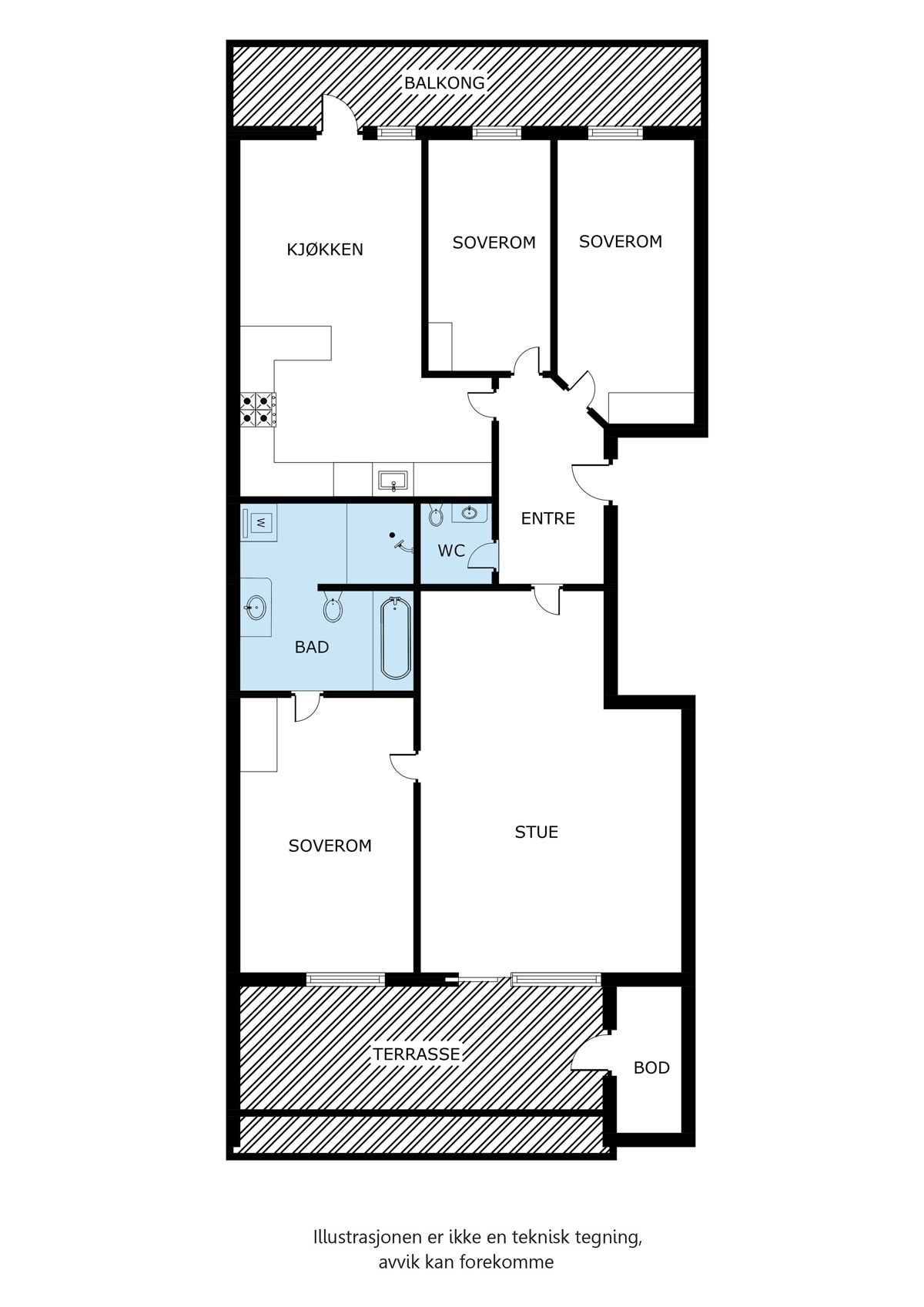 Plantegning Galleribilde