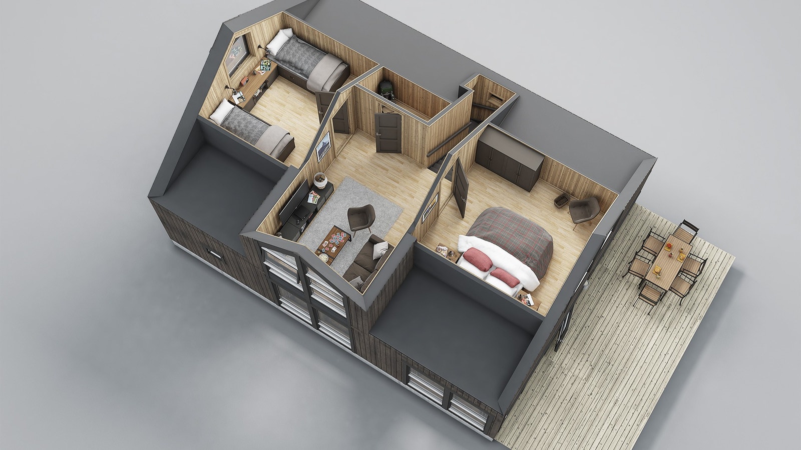 Planløsning 2. etasje Galleribilde