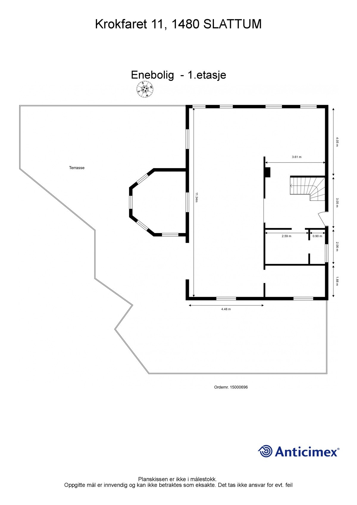 Plantegning 1. etasje. Galleribilde