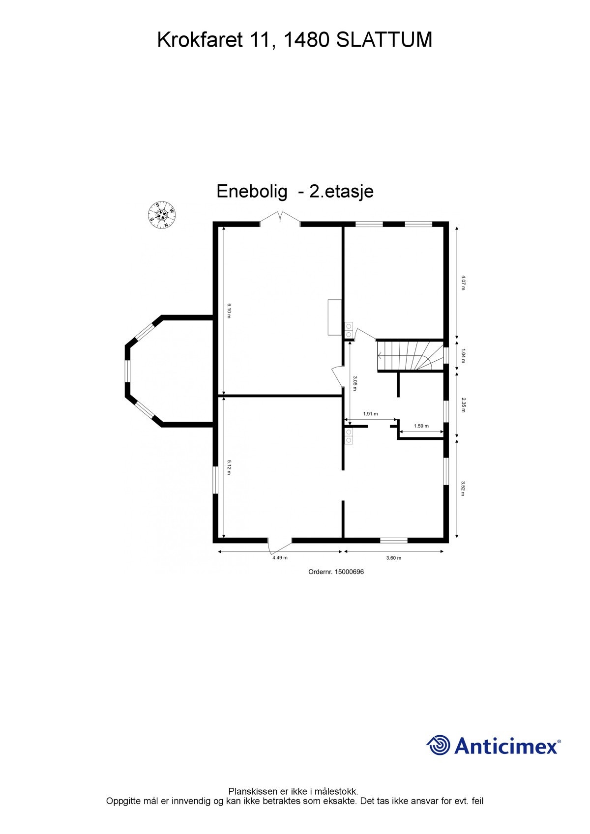 Plantegning 2. etasje. Galleribilde