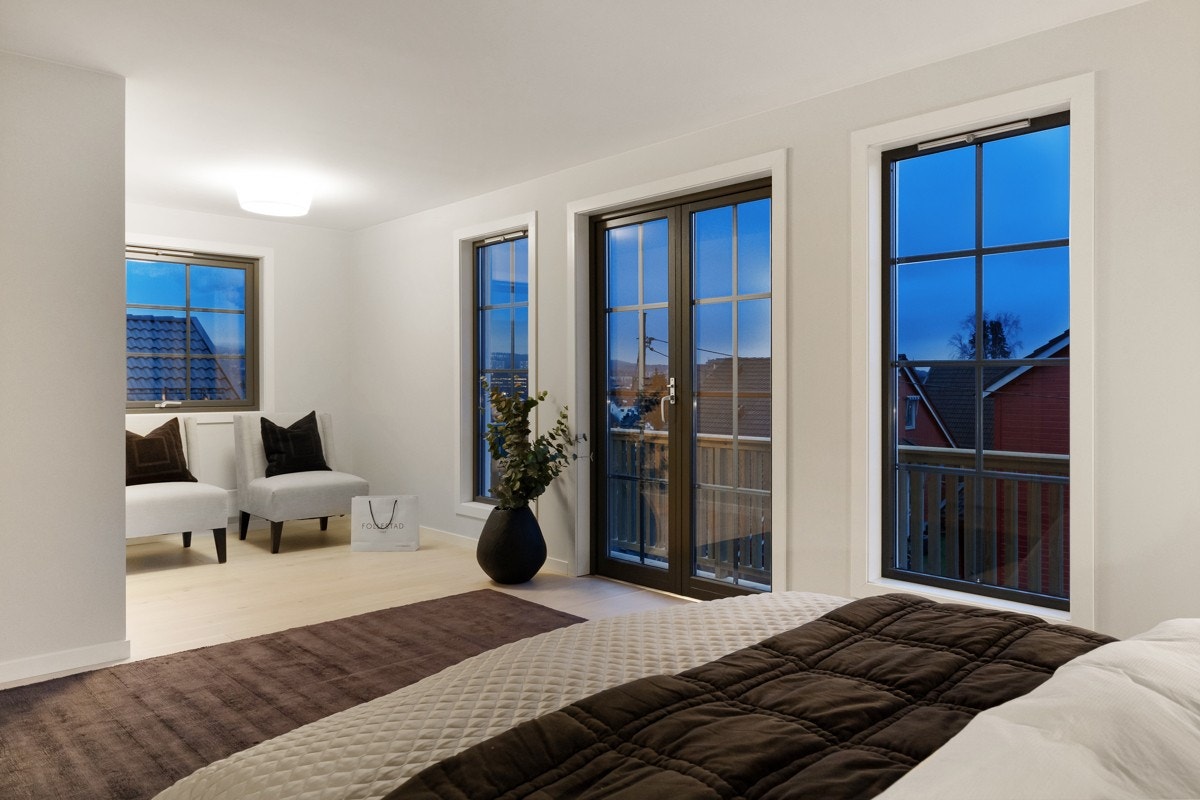 Hovedsoverom kveld Galleribilde