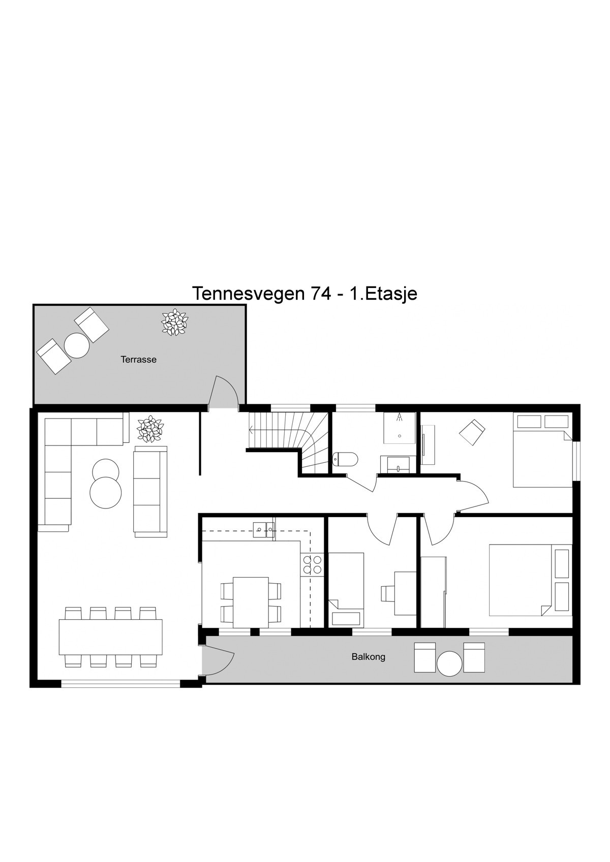 Planskisse 1. etasje