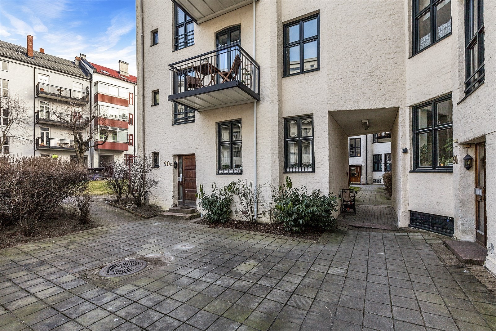 Fasade fra bakgården Galleribilde