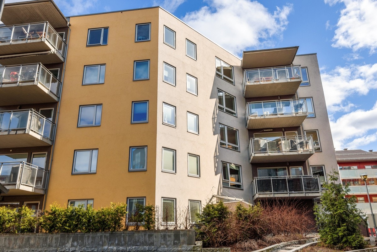 - Fasade sett fra indre gård - Galleribilde