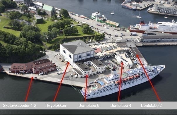 Oversikt over plassering av bygg Galleribilde