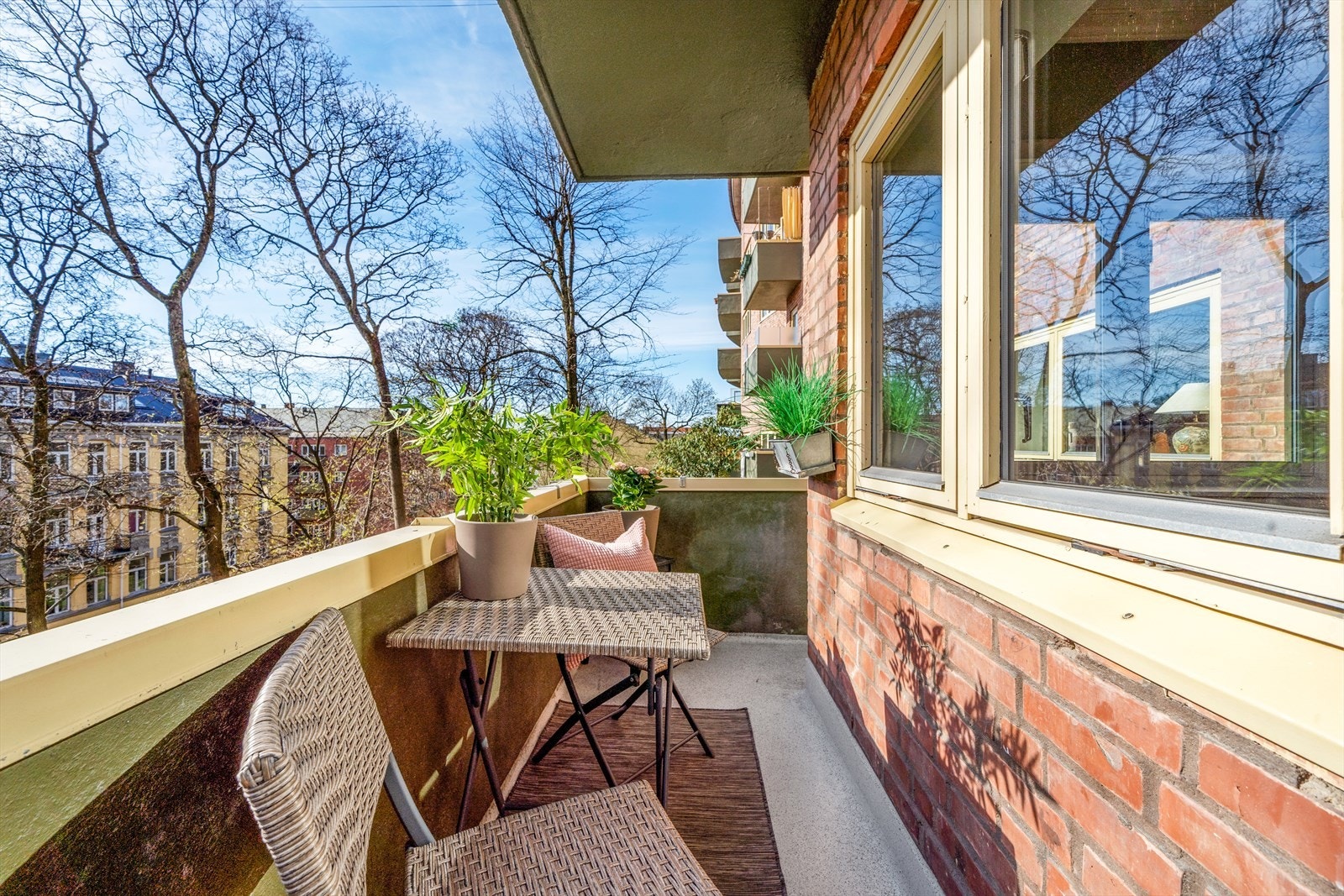 Balkong på 4,3 kvm med epoxymaling Galleribilde