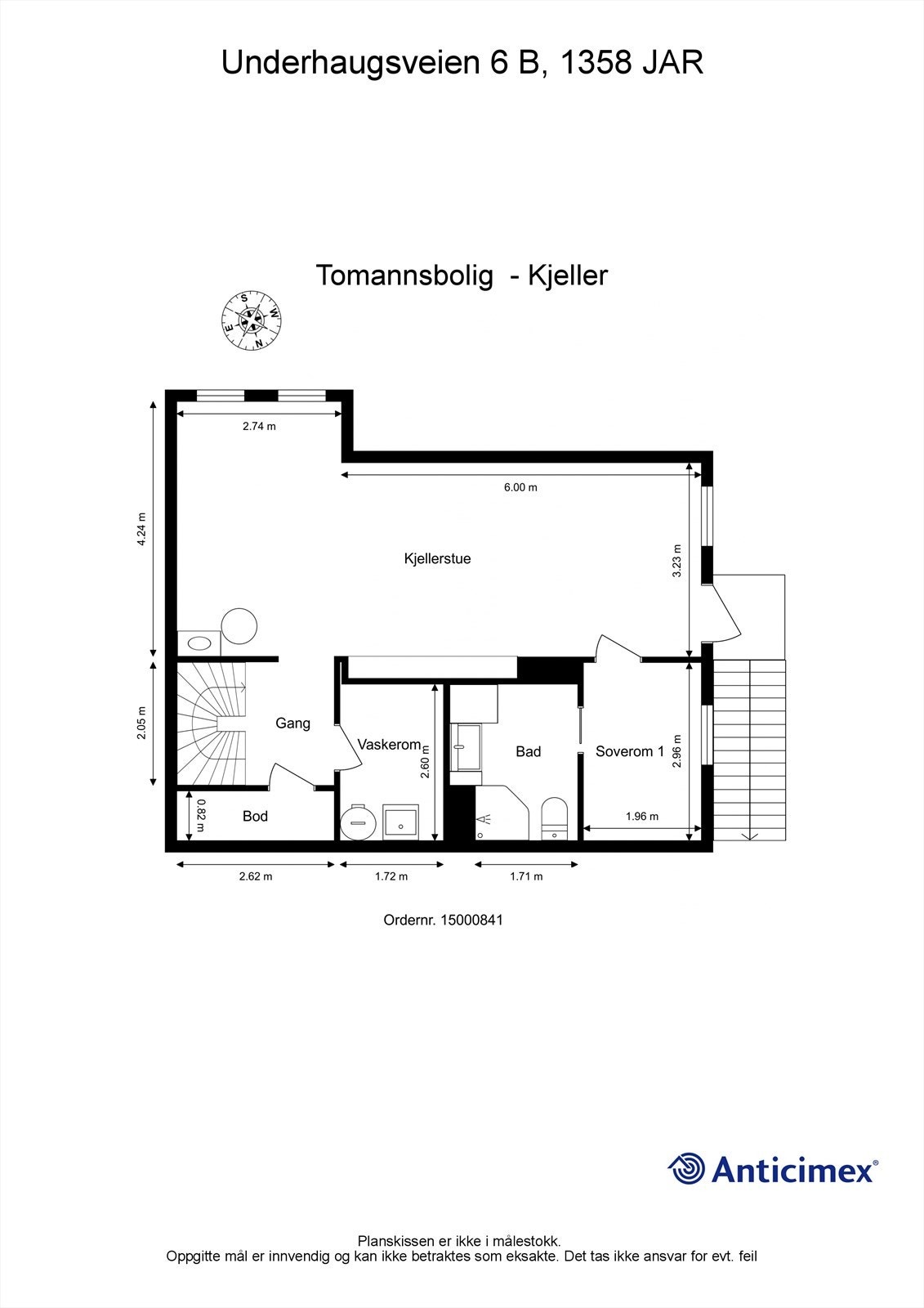 Plantegning U.etg Galleribilde