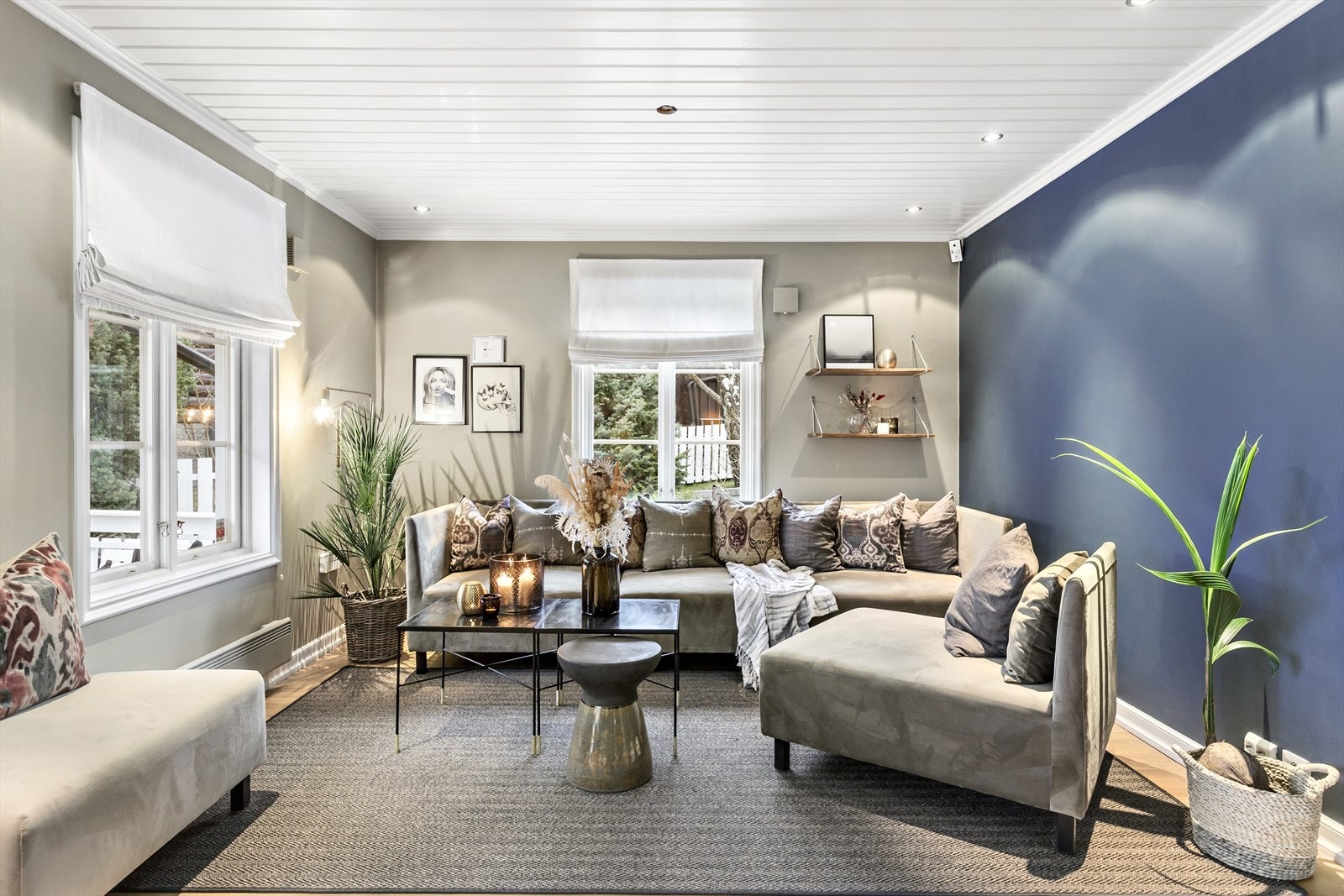 Tidsriktige farge- og materialvalg er gjennomgående Galleribilde