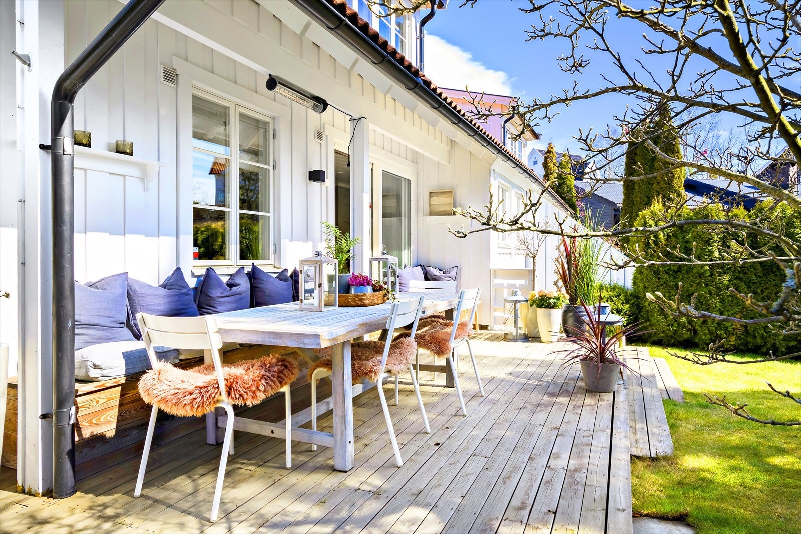 Markterrasse/hage Galleribilde