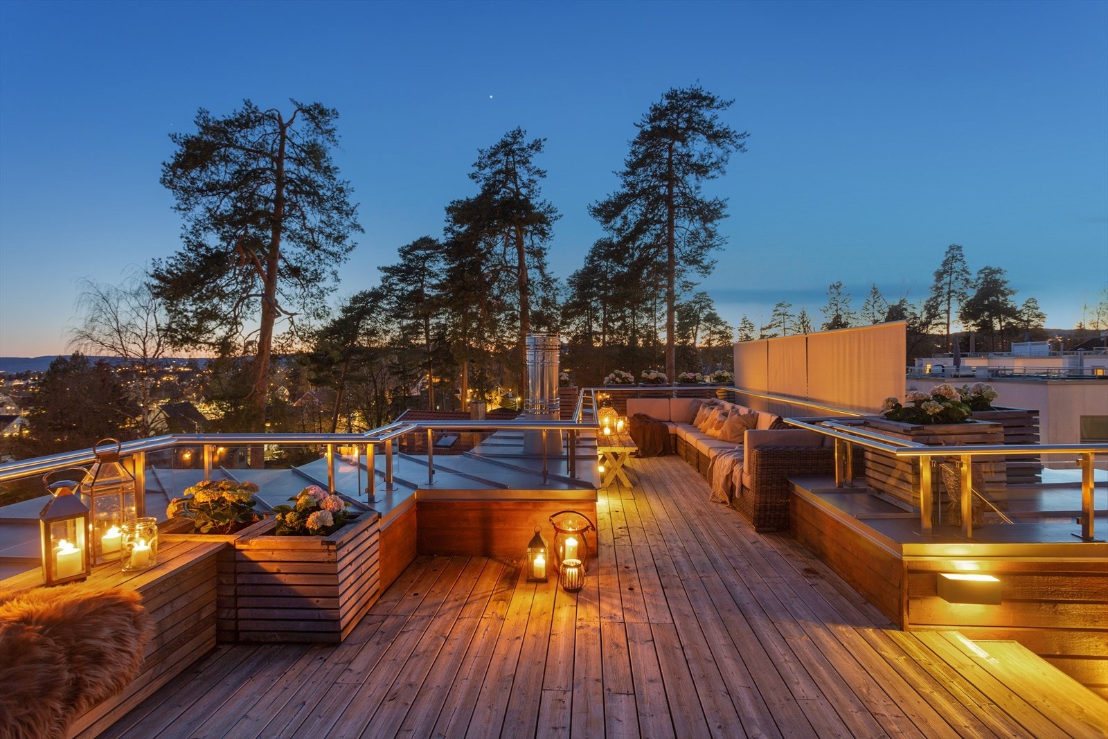 Her kan sene sommerkvelder virkelig nytes! Galleribilde