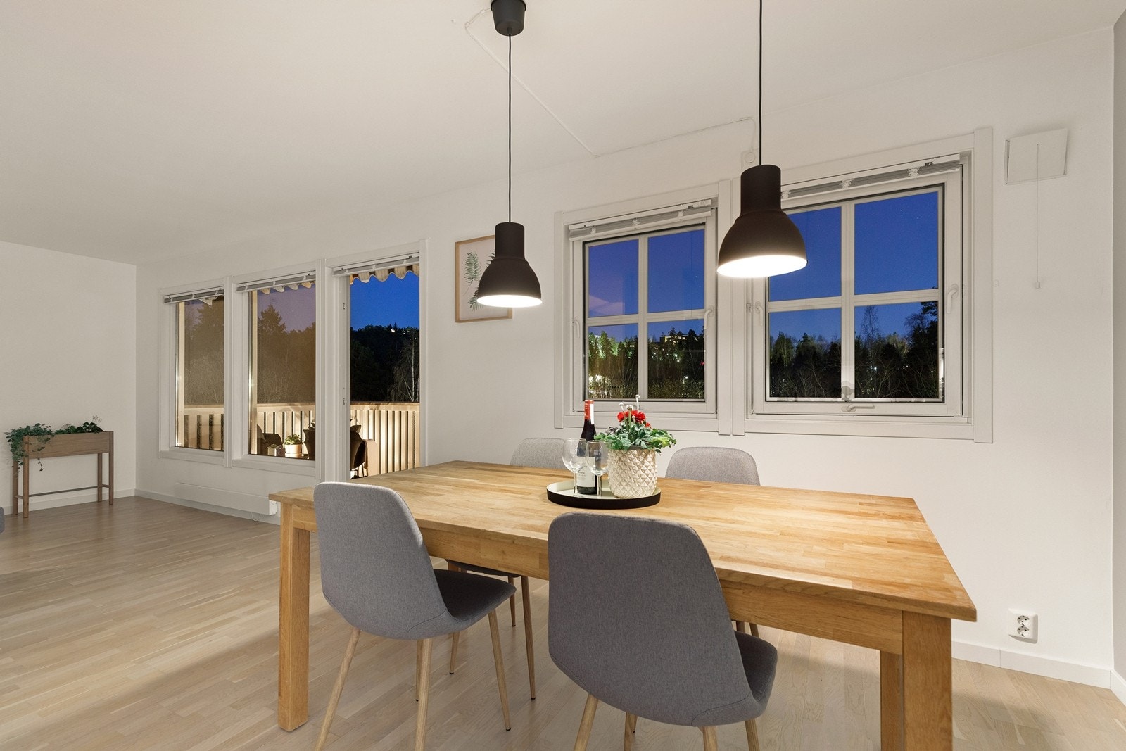 Stemningsbilde av spisestuen Galleribilde