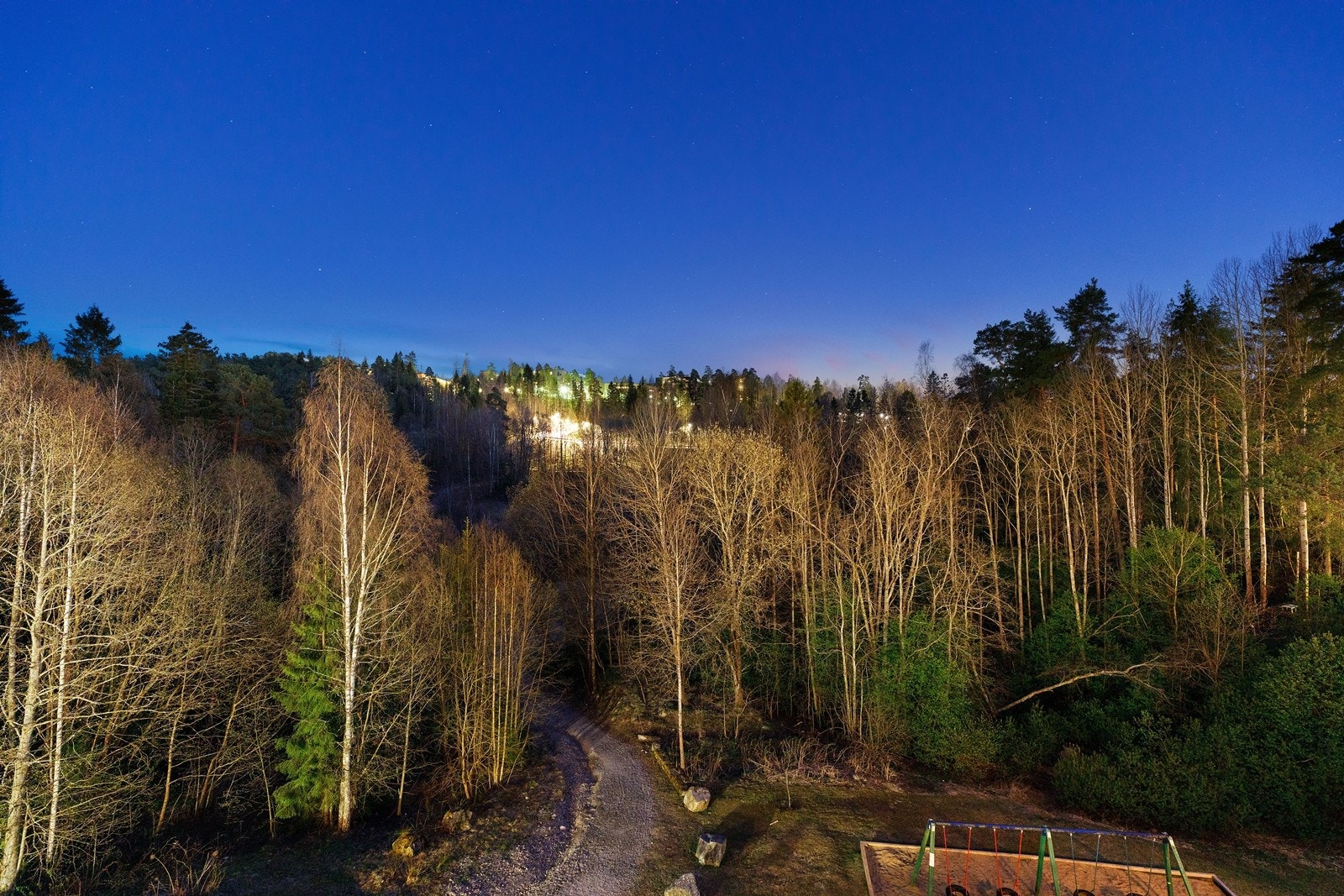 Flott utsyn over nærområdet Galleribilde