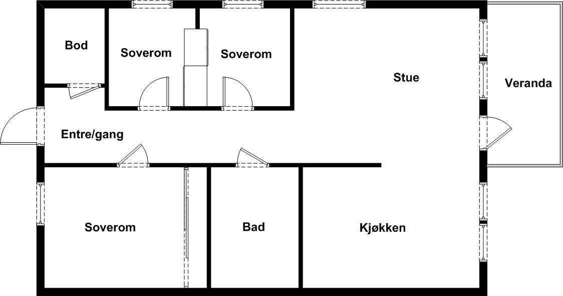 Planskisse Galleribilde