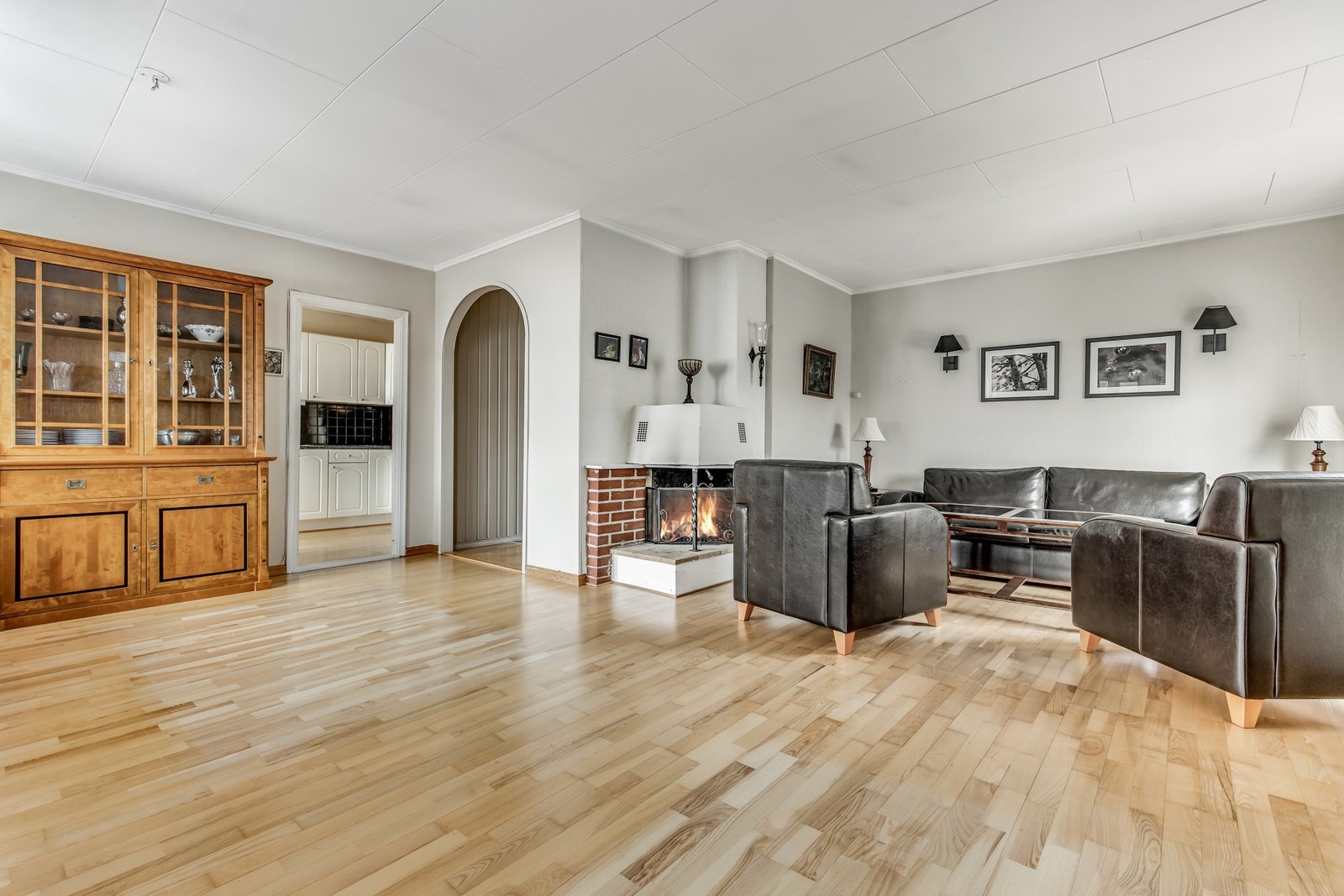 Romslig stue Galleribilde