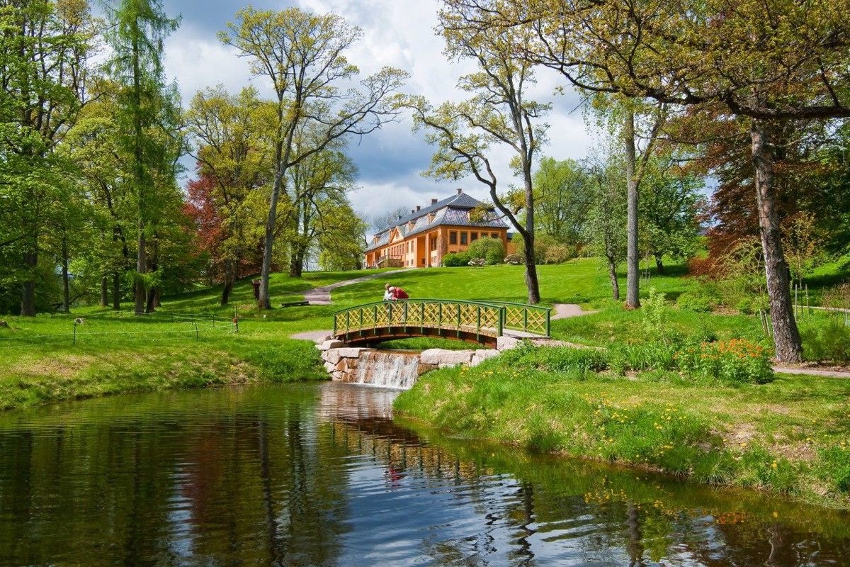 Bogstad gård med café er en fin gåtur fra boligen i herlige grønne omgivelser. Galleribilde