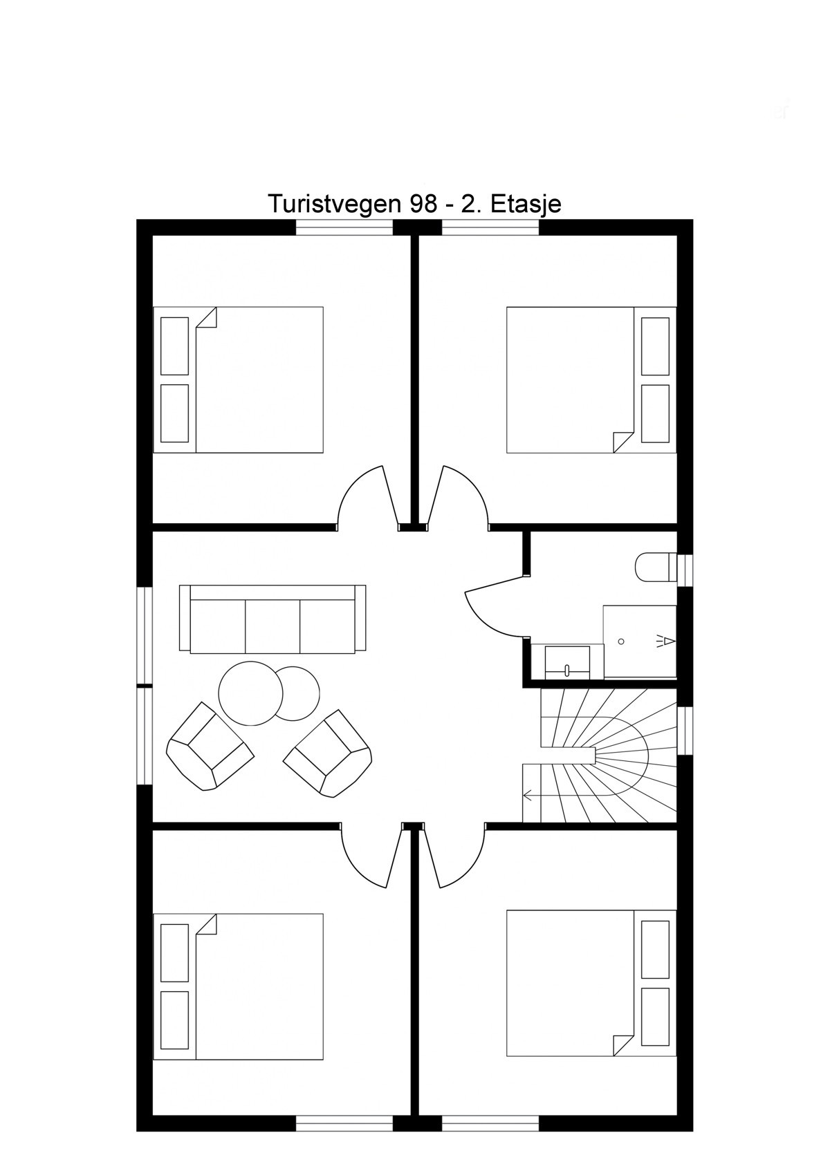 Planskisse 2. etasje