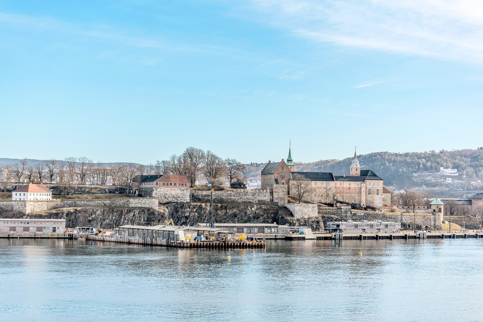 Akershus Festing er et flott skue både på dag- og kveldstid. Galleribilde