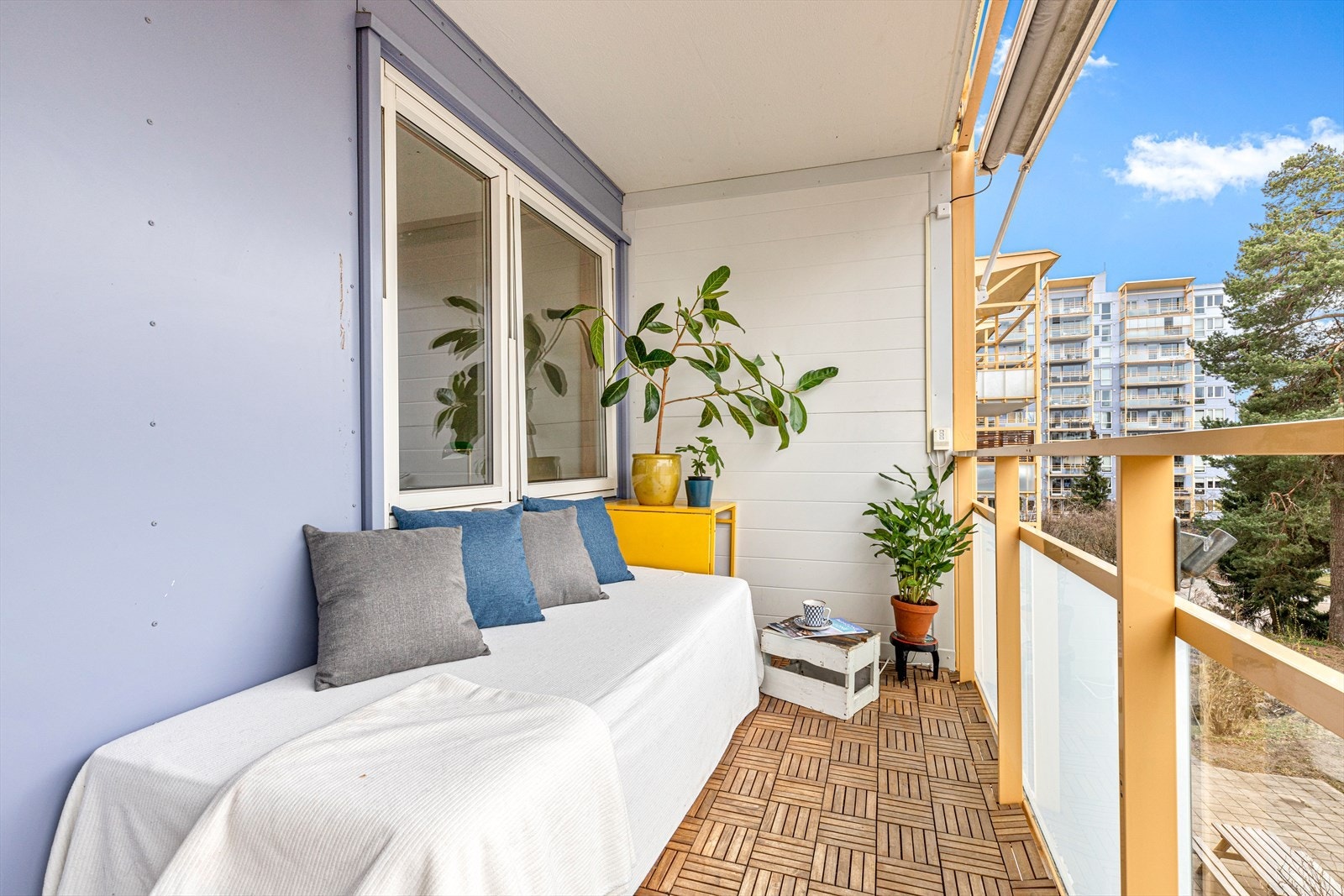 Stor og fin balkong. Galleribilde