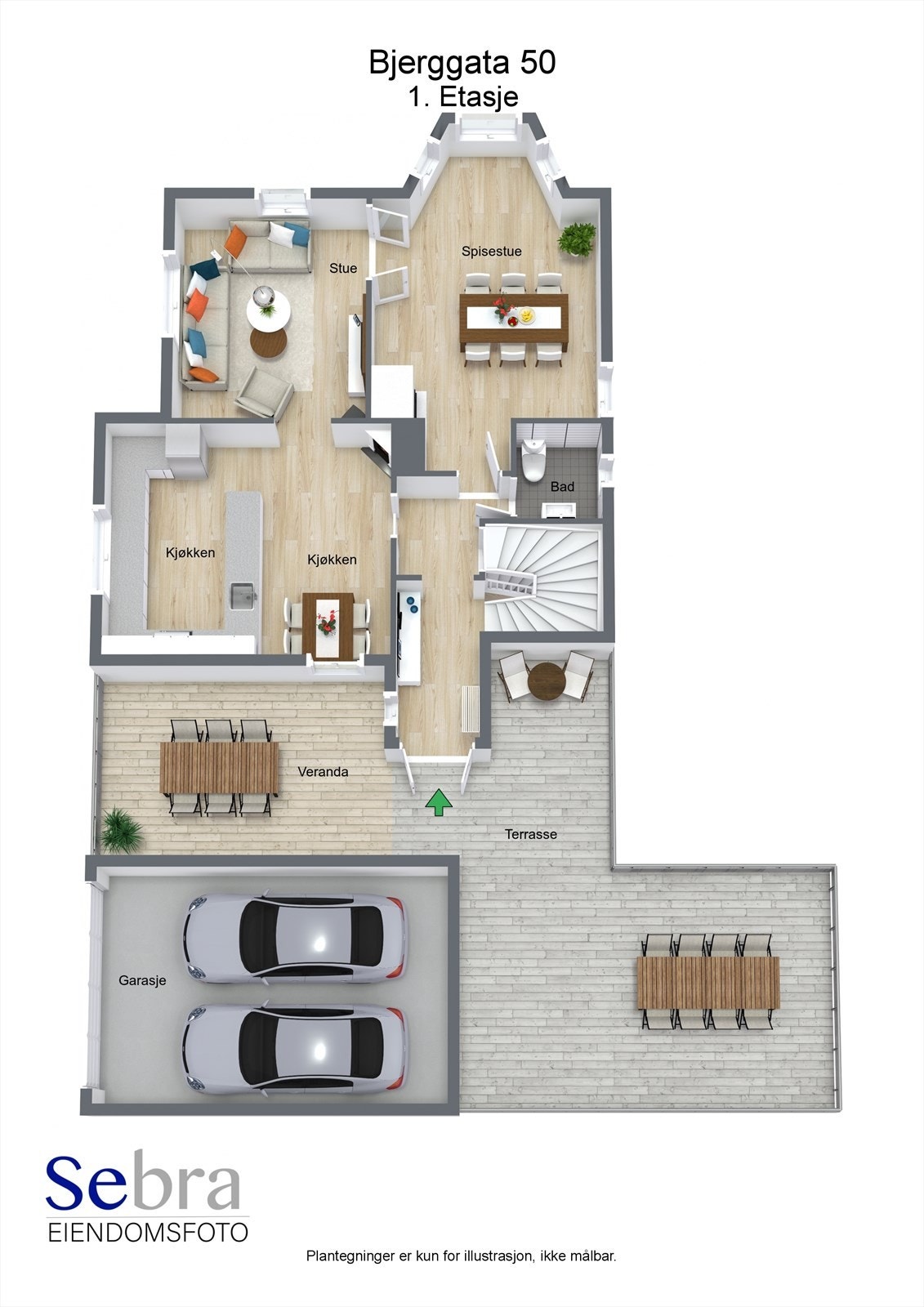 Bjerggata 50 - 3D - 1 Galleribilde