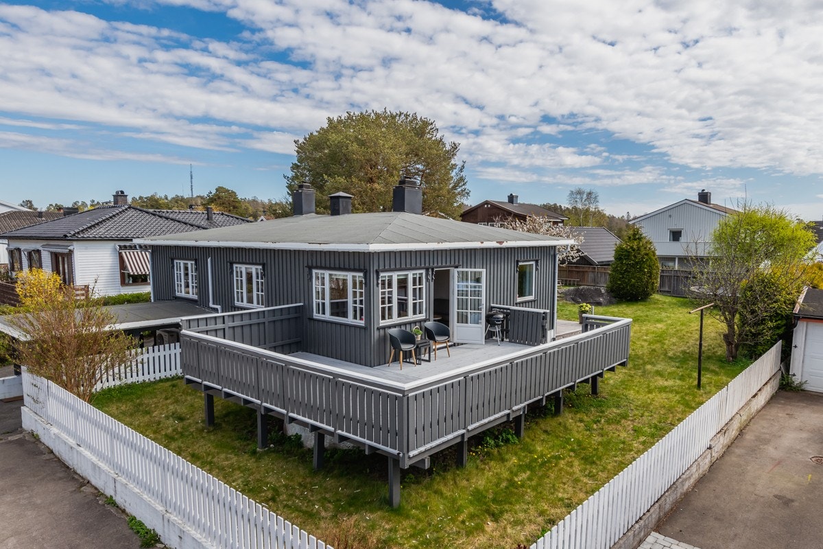 Fasade av dette koselige huset. Galleribilde