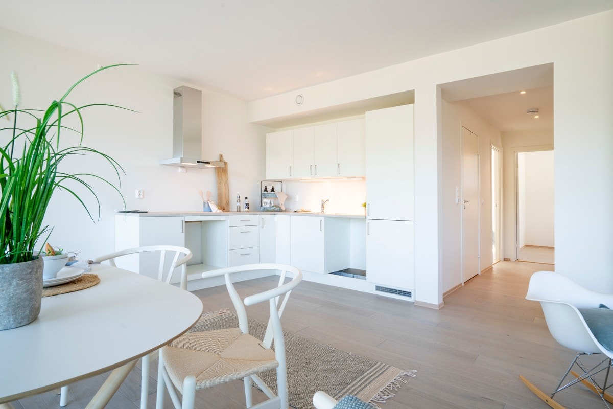 Bilde fra tilsvarende bolig som er oppført i nabolaget Galleribilde