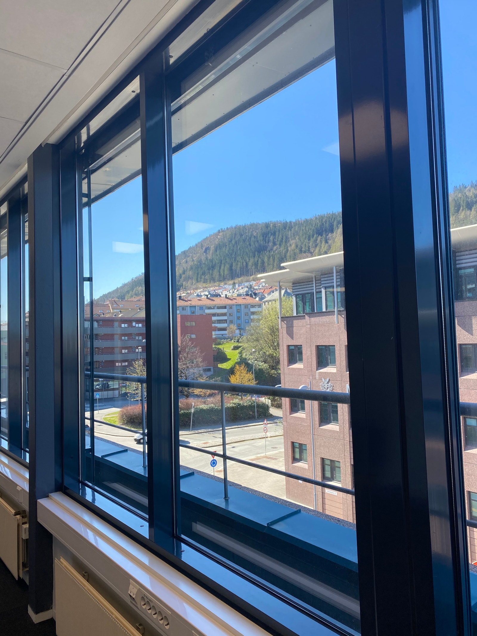 Utsikt fra lokalene Galleribilde