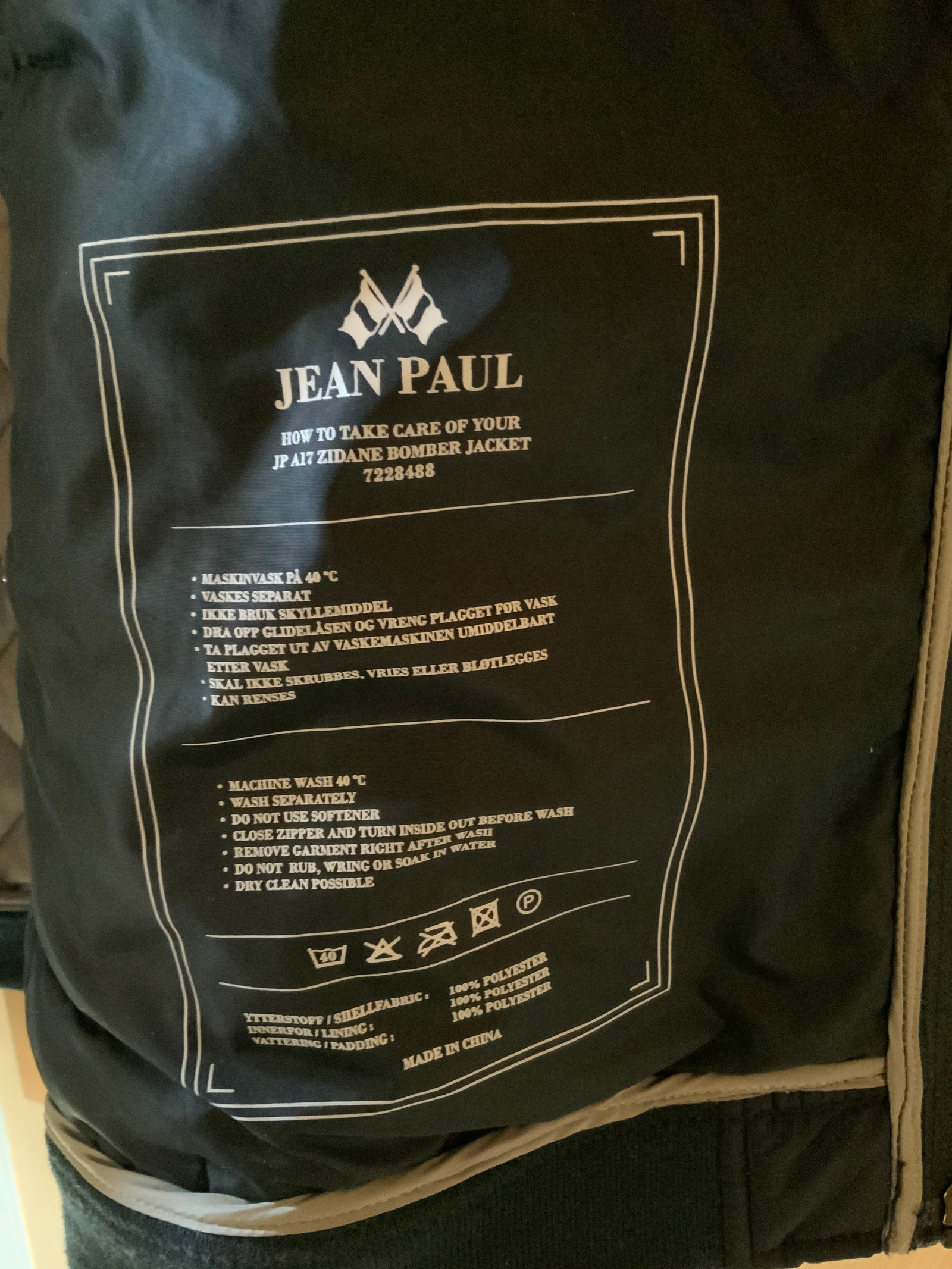 Jean paul bobler jakke Jean paul bobler jakke