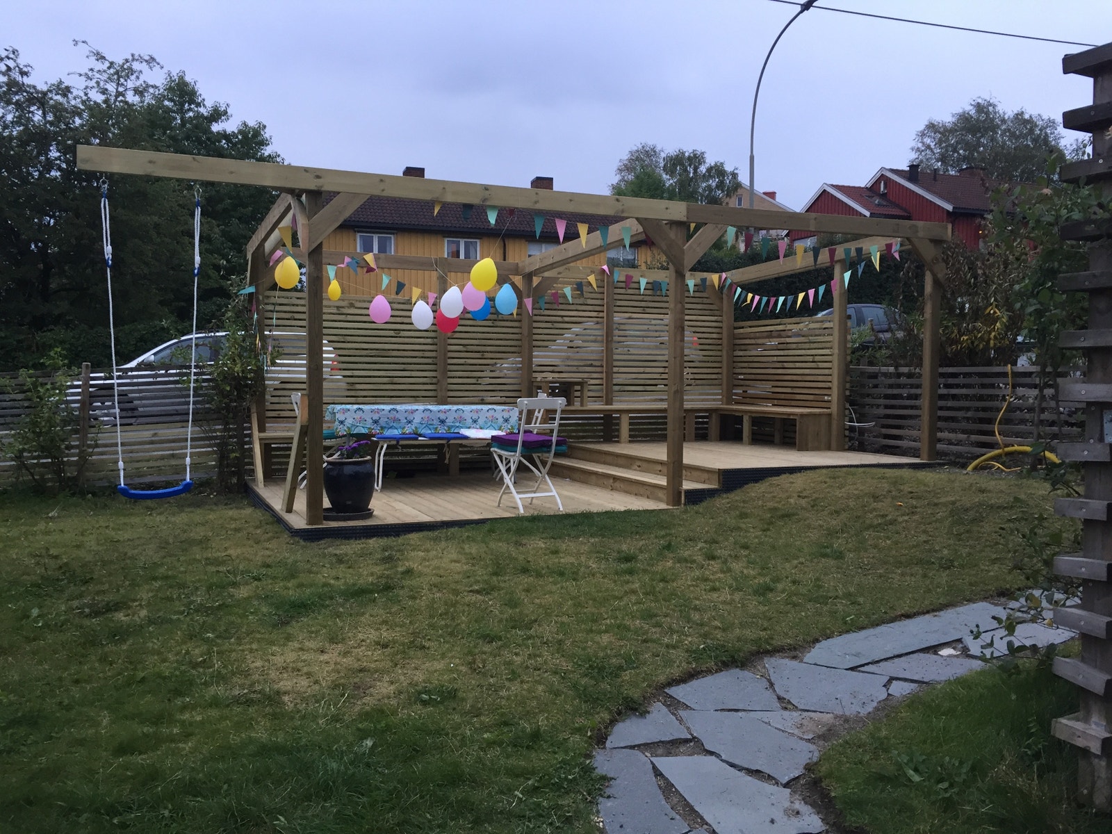 Uteplass Galleribilde