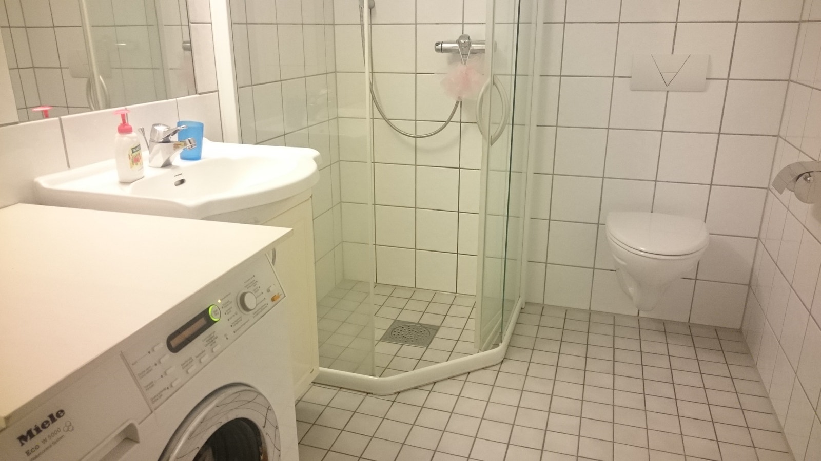 Bad med anlegg til vaskemaskin Galleribilde