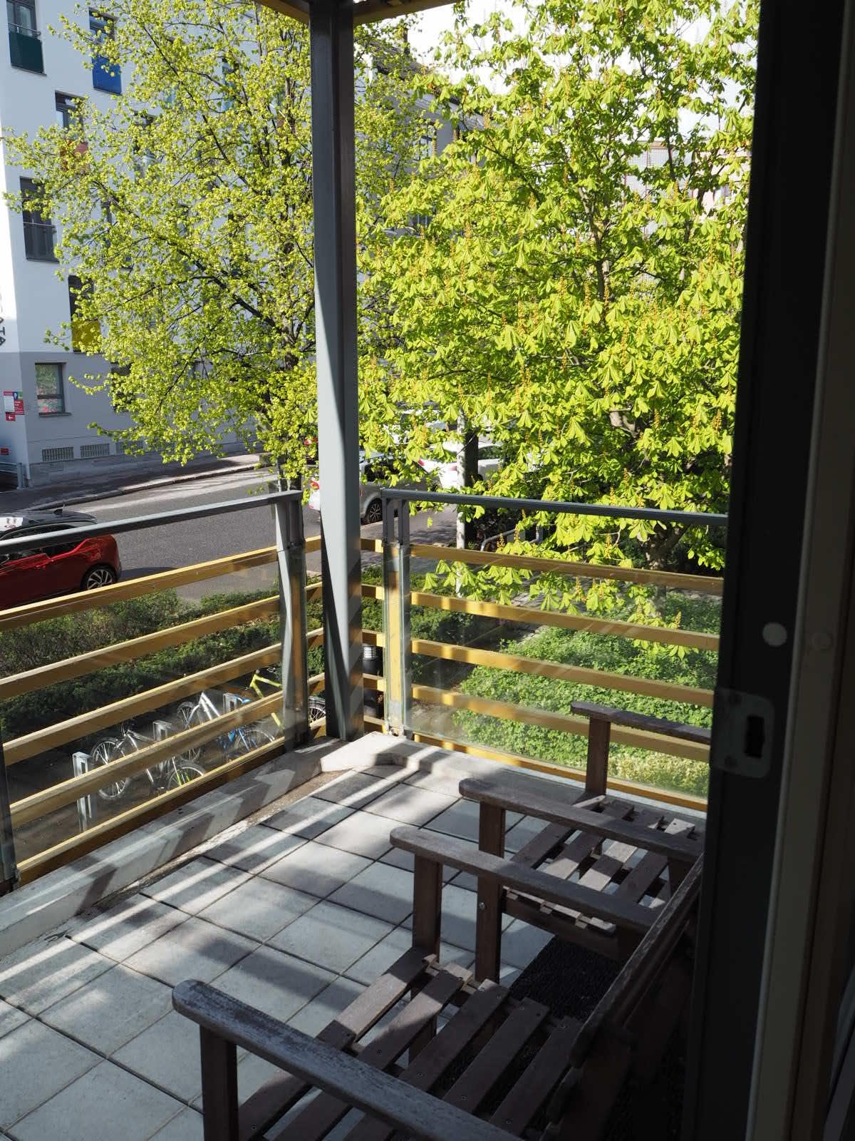 Koselig balkong Galleribilde