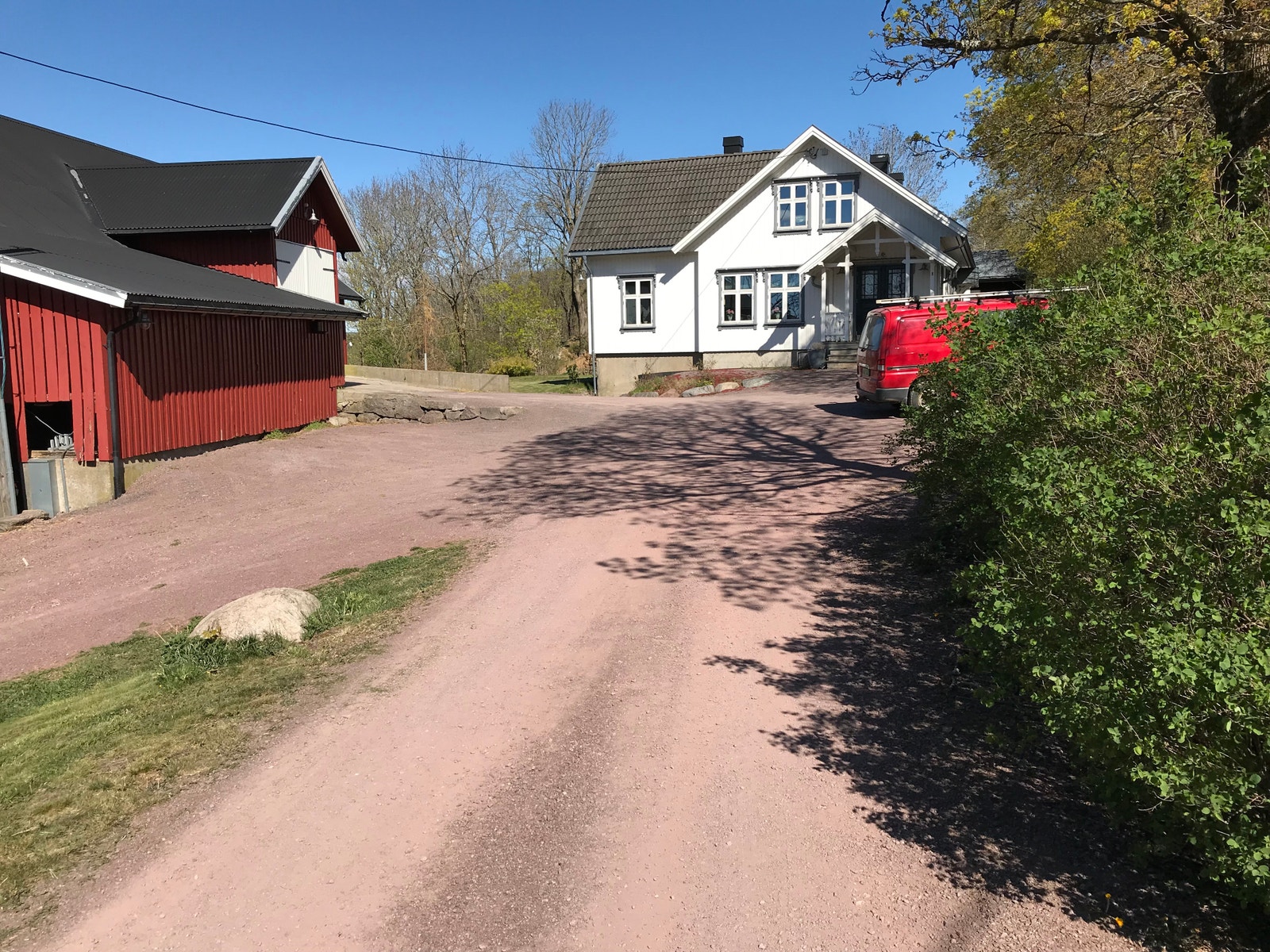 Del av gårdstun Galleribilde